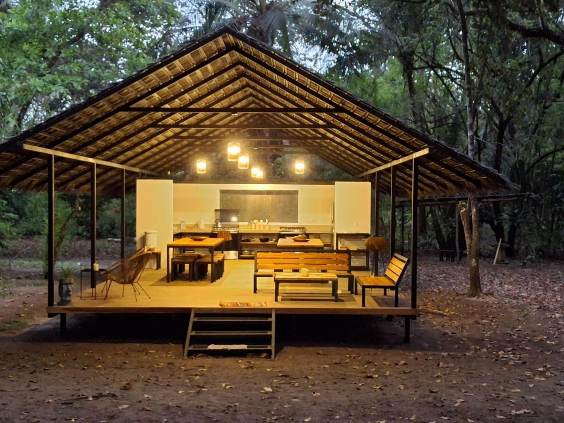 Four Monkeys Eco Lodge - Jungle & Beach Cabo Matapalo Exterior foto